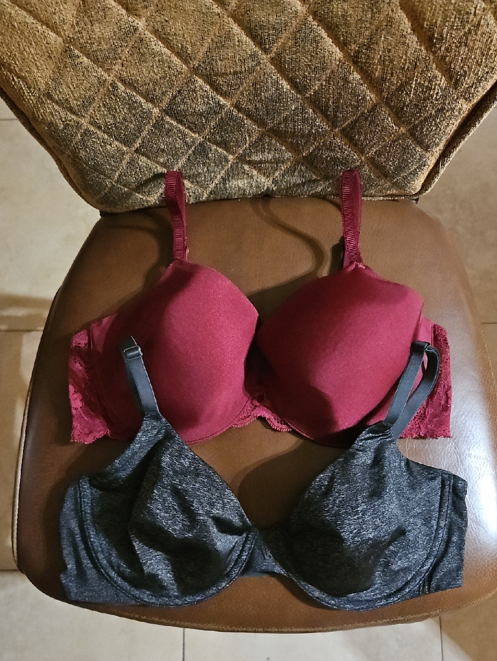 Lot Of 2 Victoria's Secret Dream Angels IPEX Unlined Semi Demi T-Shirt Bras